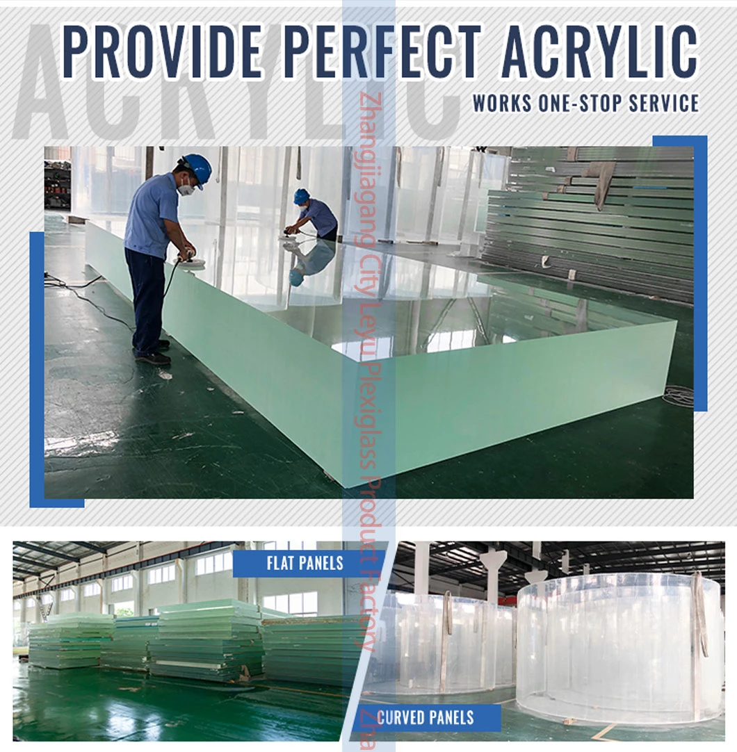 Leyu Custom Large Acrylic Aquarium Tanks, Acrylic Fish Tank Big Size Windows Panel@