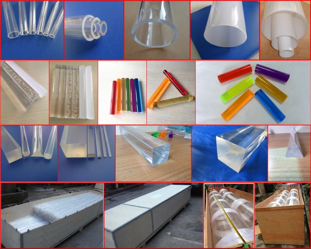 2mm-150mm Diameter Plastic Plexiglass Acrylic Rod Customized Diameter