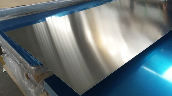 Hoja de aluminio con acabado de molino cubierto de película de PVC 1xxx 3xxx Precio para paneles de construcción